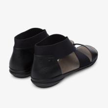 Camper Right Sandals Black - Womens Singapore VZYVWU-056